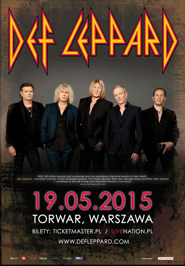 Def Leppard Torwar 2015 Warszawa